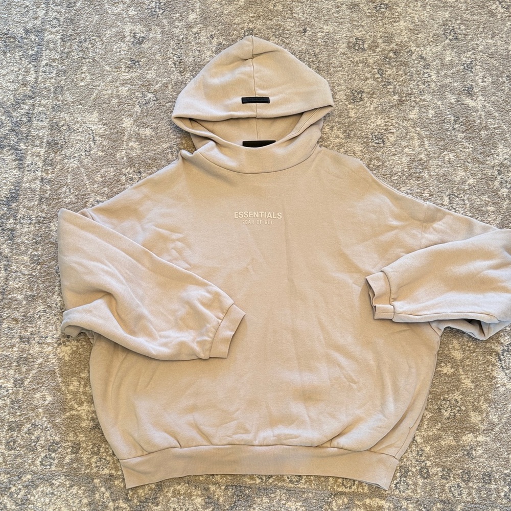 Essentials Light Tan Hoodie